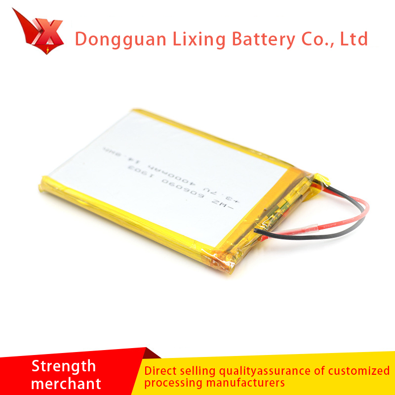 Groot aanbod van 3.7V batterij 606090 lithium ion polymeer zachte pack batterij 4000 mah milieubescherming batterij
