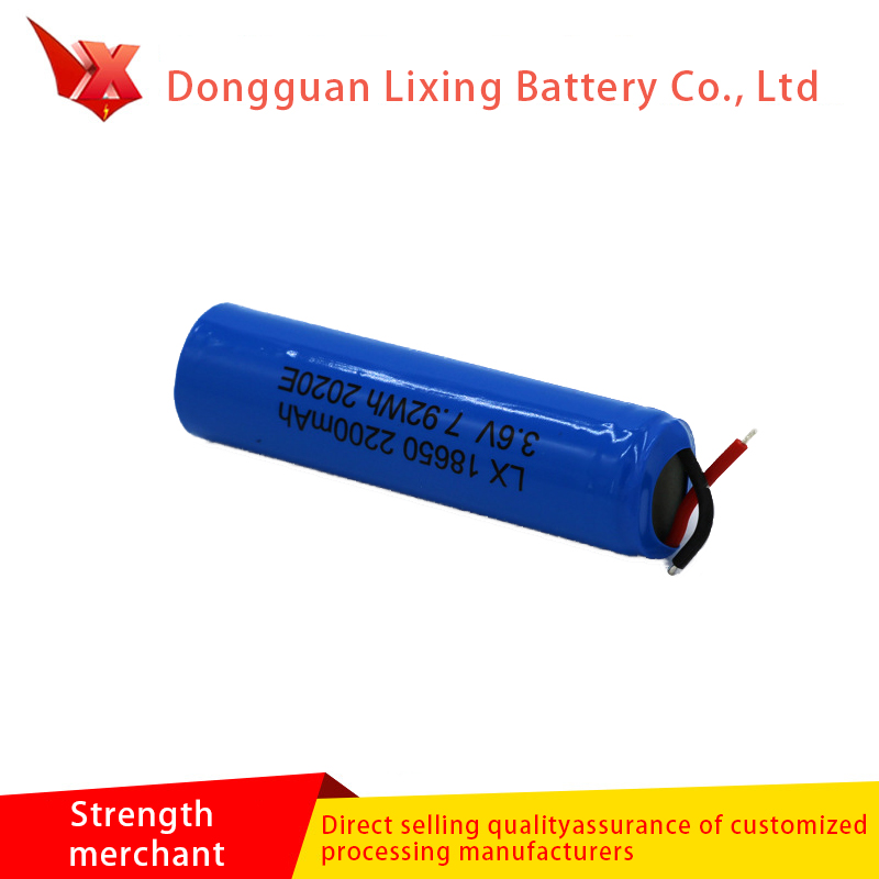 Factory Sales 18650 Lithium 2200mAh Elektrische voertuigbatterij 3.7V Opladen Cel Solar Battery heeft Un38-certificering